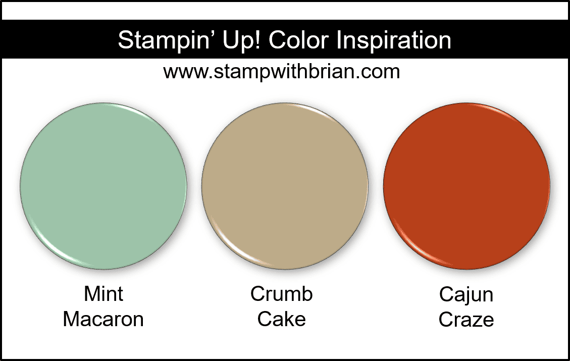 Stampin' Up! Color Inspiration - Mint Macaron, Crumb Cake, Cajun Craze Stampin' Up! Color Inspiration - Mint Macaron, Crumb Cake, Cajun Craze