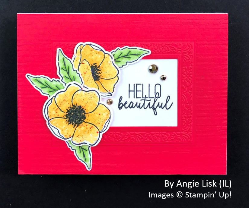 by Angie Lisk, Sending Love One-for-One Card Swap, Stampin Up! by Angie Lisk, Sending Love One-for-One Card Swap, Stampin Up!