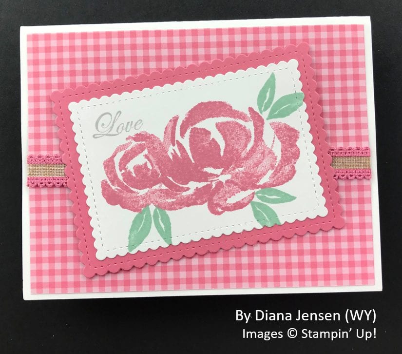 by Diana Jensen, Sending Love One-for-One Card Swap, Stampin Up! by Diana Jensen, Sending Love One-for-One Card Swap, Stampin Up!