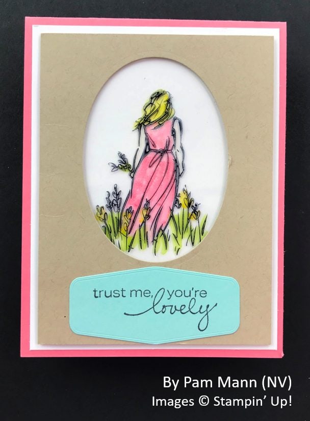by Pam Mann, Sending Love One-for-One Card Swap, Stampin Up! by Pam Mann, Sending Love One-for-One Card Swap, Stampin Up!