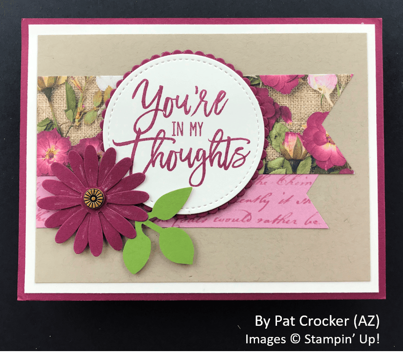 by Pat Crocker, Sending Love One-for-One Card Swap, Stampin Up! by Pat Crocker, Sending Love One-for-One Card Swap, Stampin Up!