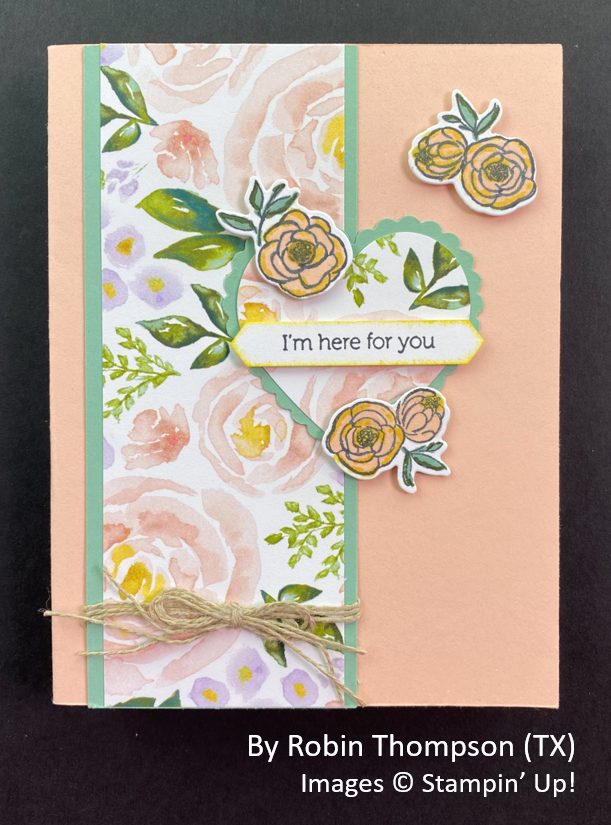 by Robin Thompson, Sending Love One-for-One Card Swap, Stampin Up! by Robin Thompson, Sending Love One-for-One Card Swap, Stampin Up!