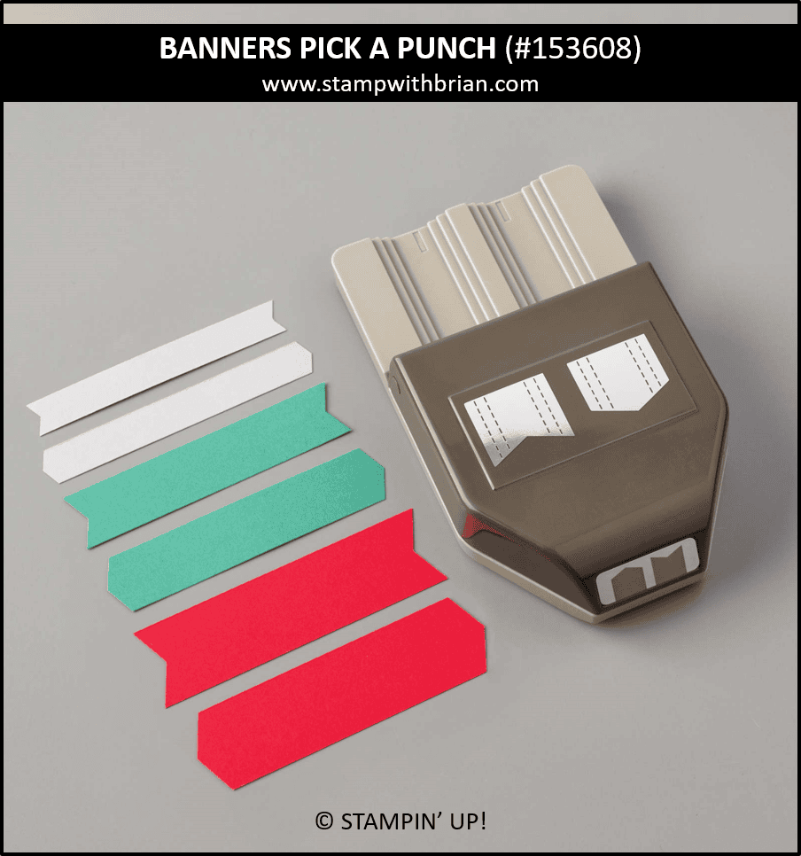 Banners Pick a Punch, Stampin Up! 153608