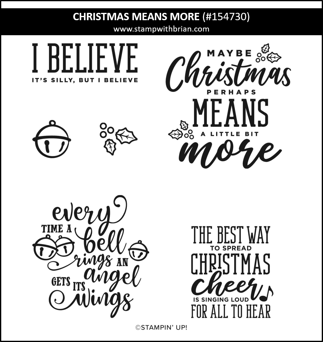 Christmas Means More, Stampin Up!, 154730