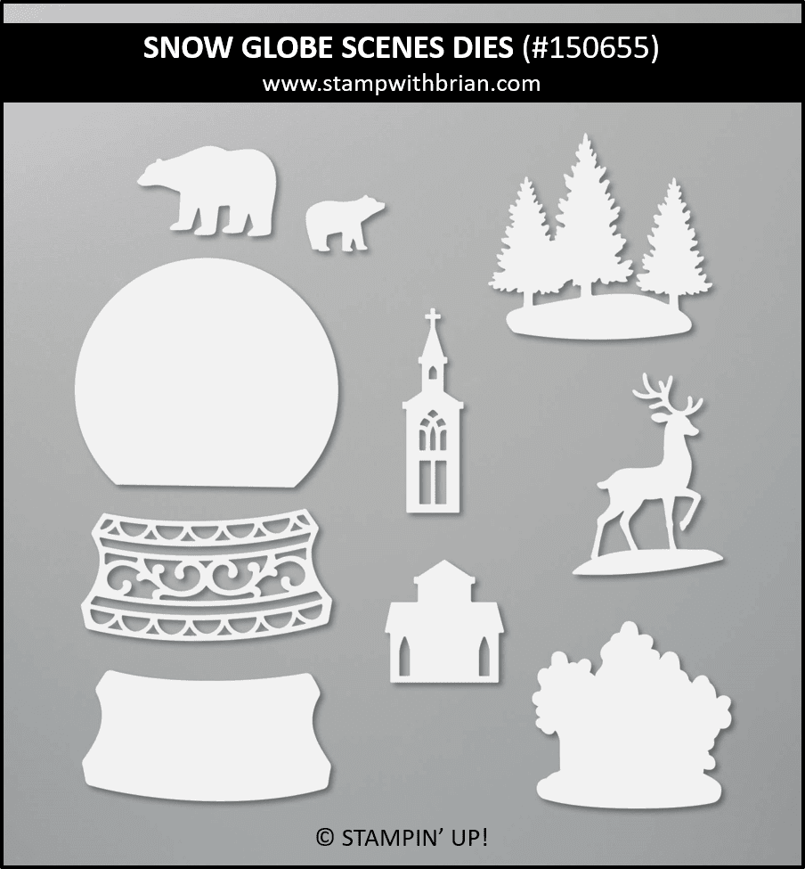 Snow Globe Scenes Dies, Stampin Up! 150655