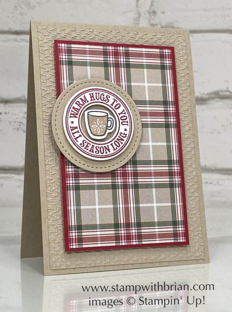 Warm Hugs Bundle, Plaid Tidings, Stampin Up!, Brian King