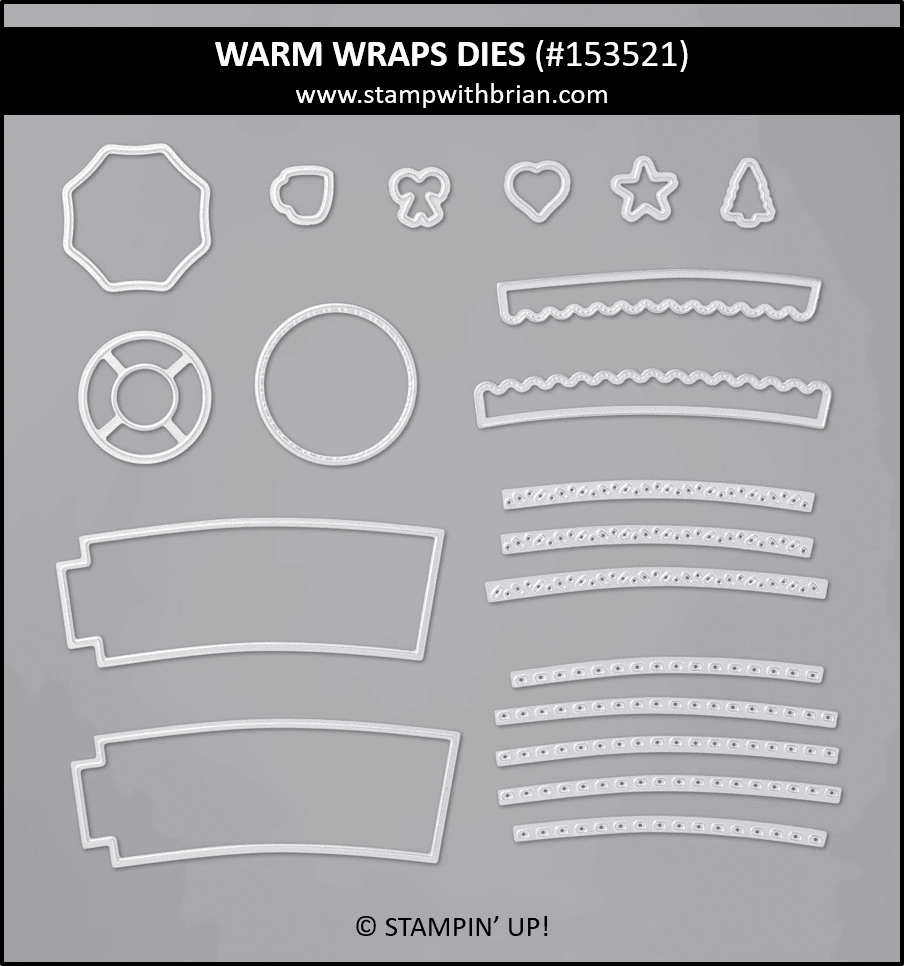 Warm Wraps Dies, Stampin Up!, 153521