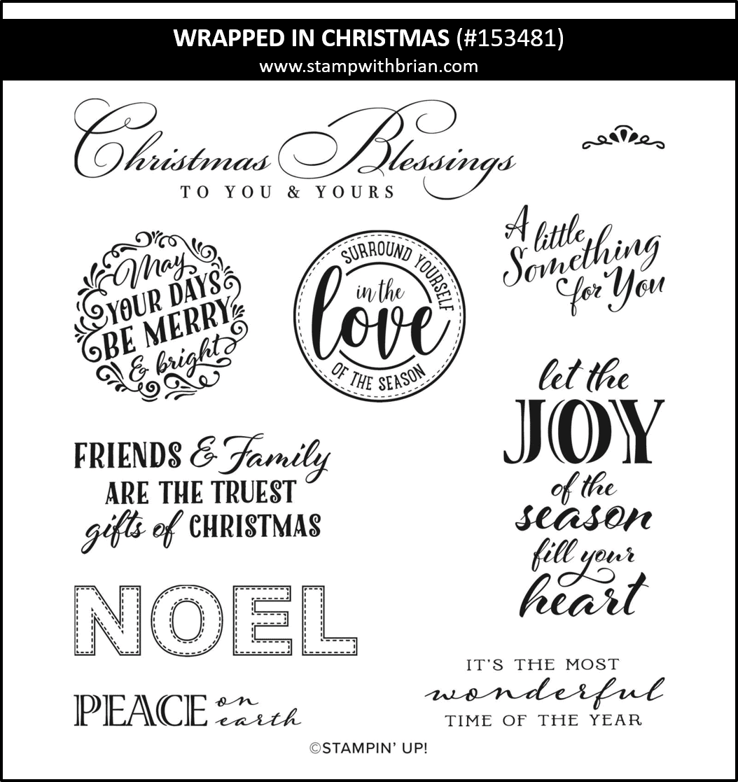 Wrapped in Christmas, Stampin Up! 153481