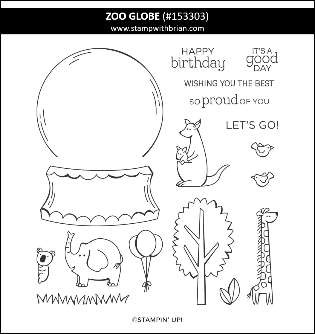 Zoo Globe, Stampin Up!, 153303