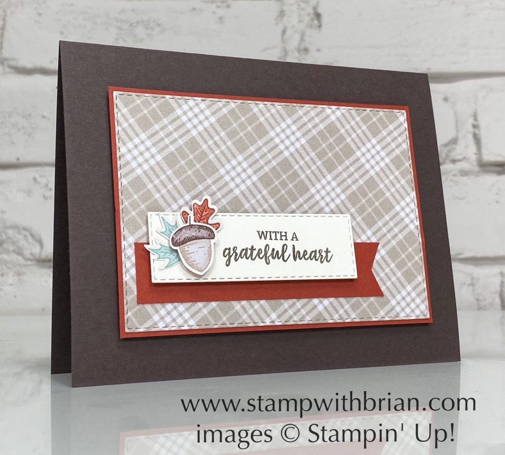 Banner Year Bundle, Plaid Tidings, Stampin Up! Brian King