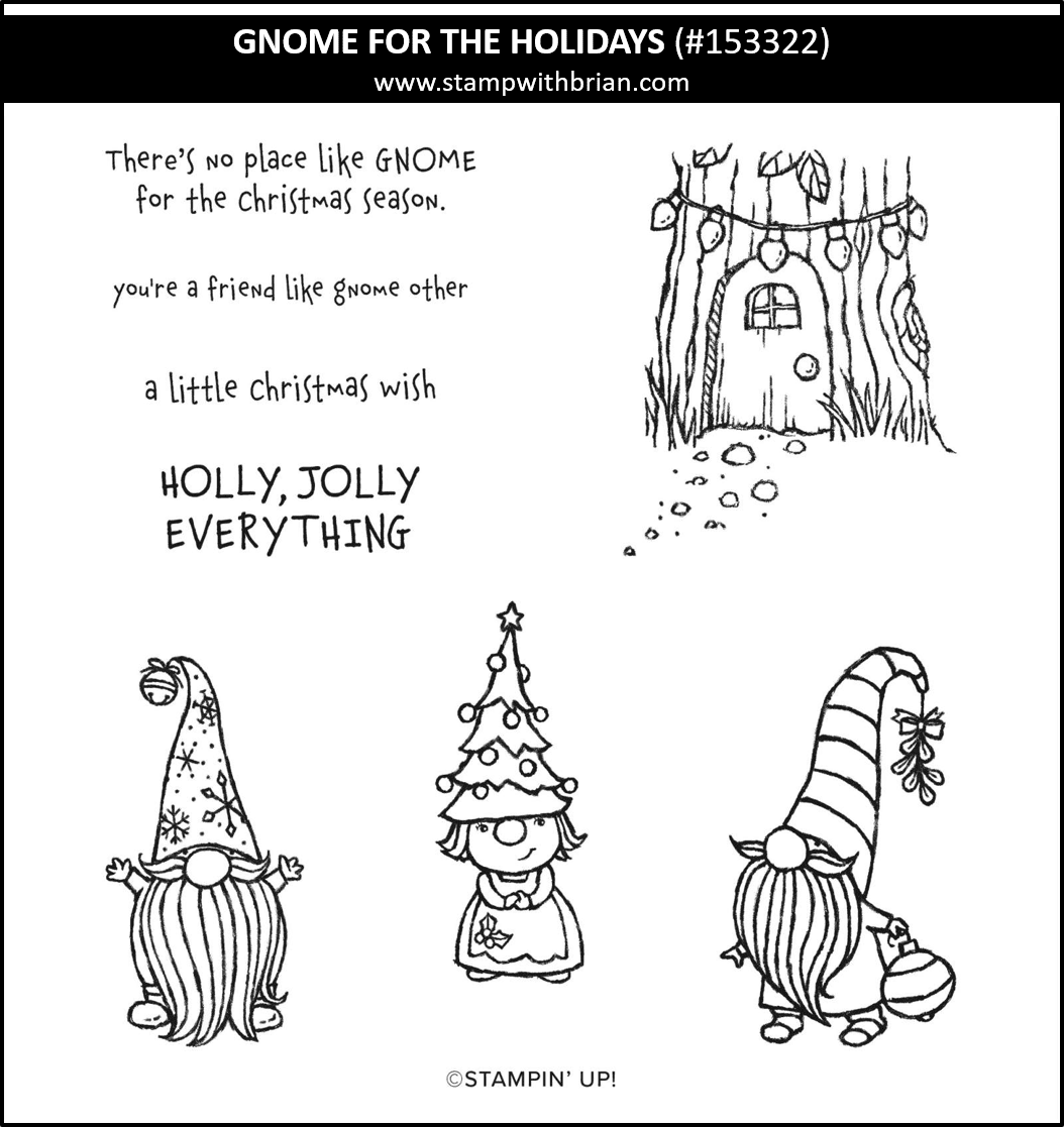 Gnome for the Holidays, Stampin Up! 153322