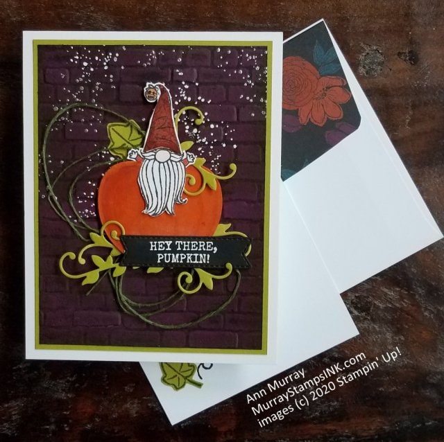 Gnome for the Holidays, Stampin Up!, by Ann Murray