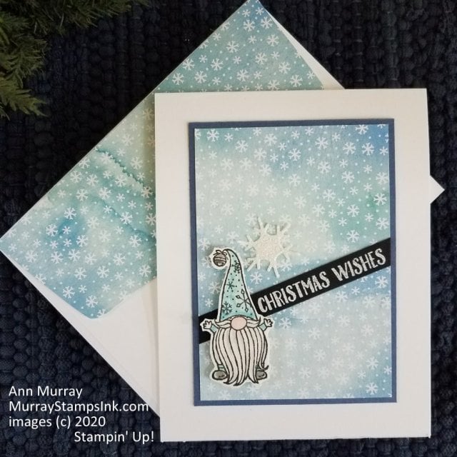 Gnome for the Holidays, Stampin Up!, by Ann Murray
