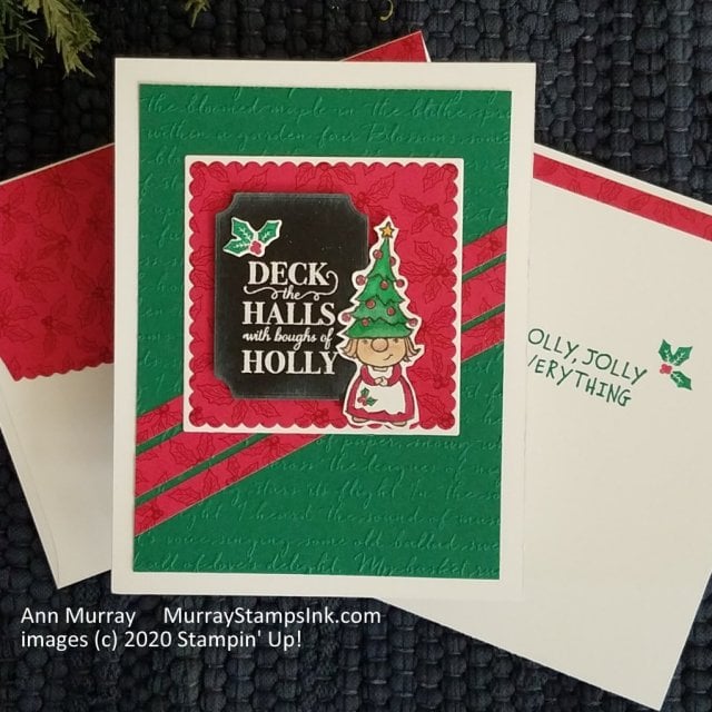 Gnome for the Holidays, Stampin Up!, by Ann Murray