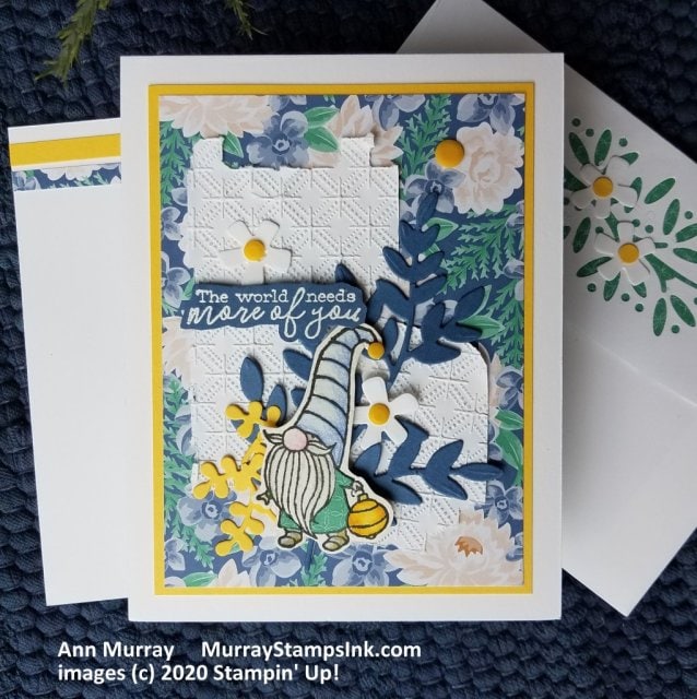 Gnome for the Holidays, Stampin Up!, by Ann Murray