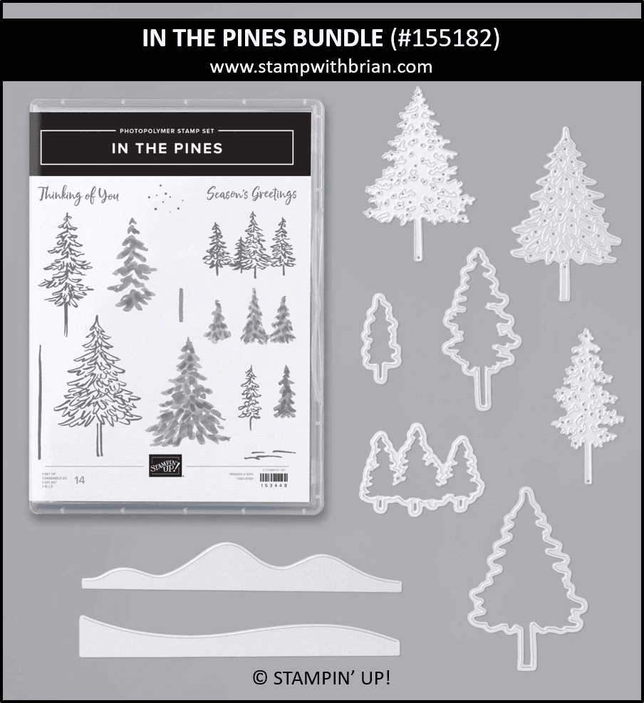 In the Pines Bundle, Stampin Up! 155182