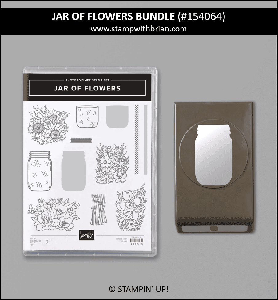 Jar of Flowers Bundle, Stampin Up! 154064