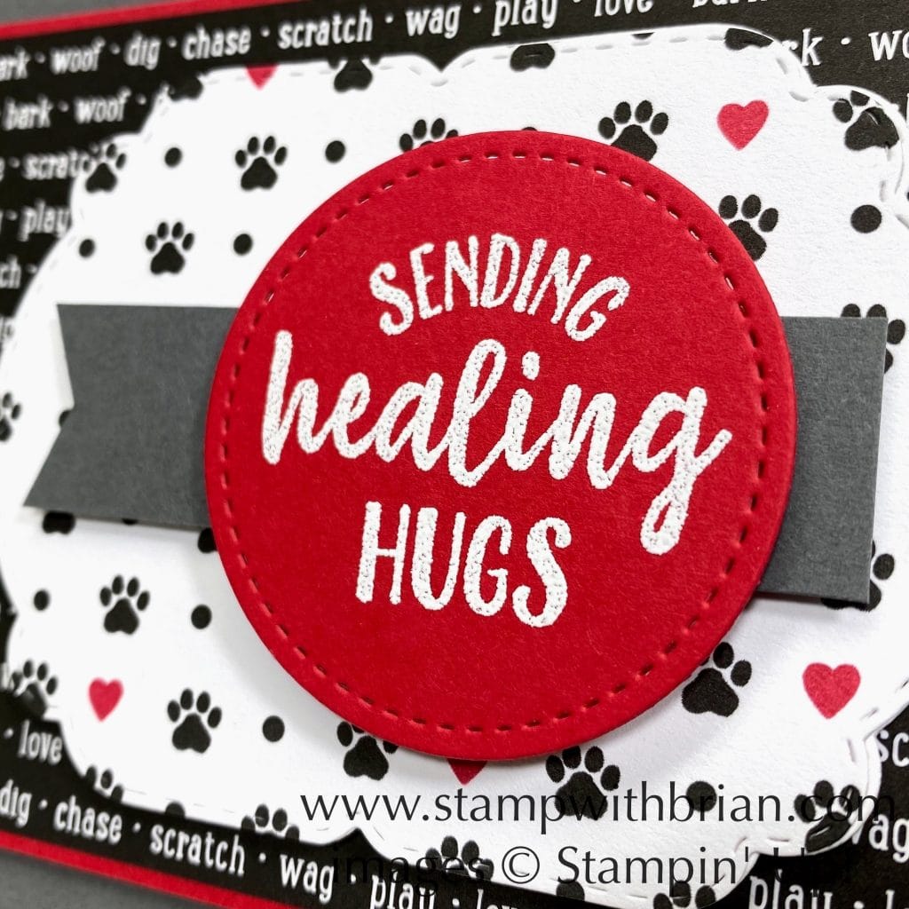 So Sentimental, Playful Pets Designer Series Paper, Stampin Up!, Brian King, pet card So Sentimental, Playful Pets Designer Series Paper, Stampin Up!, Brian King, pet card