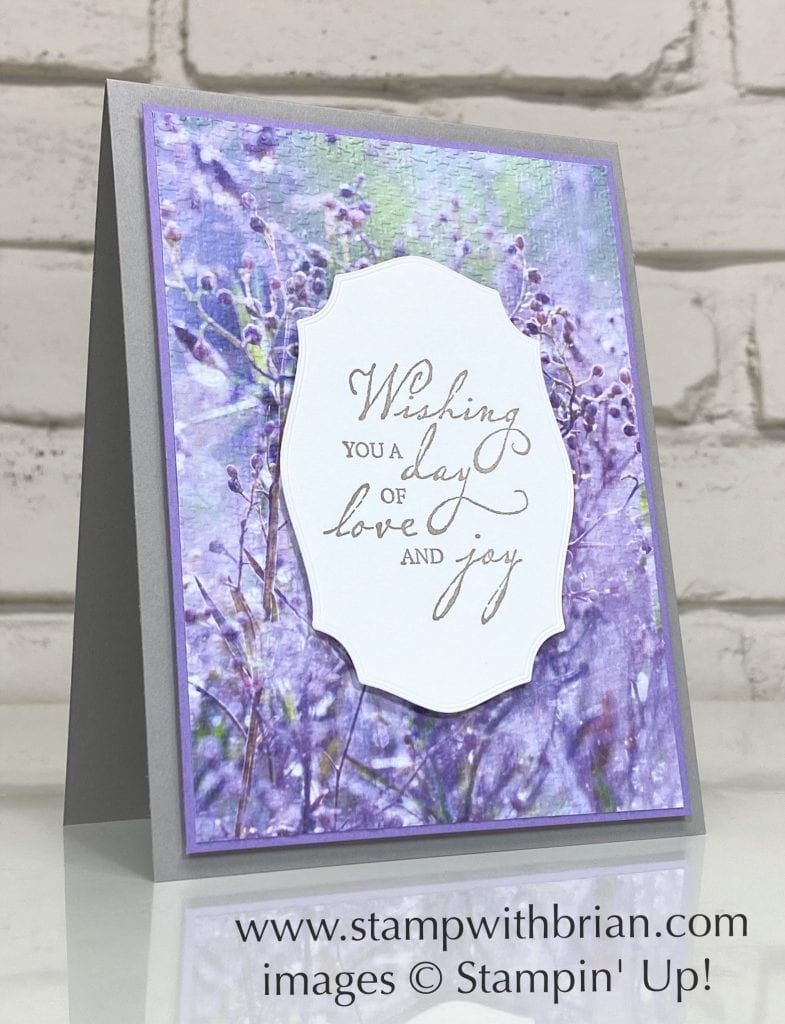 Woven Heirlooms, Feels Like Frost, Stampin Up!, Brian King