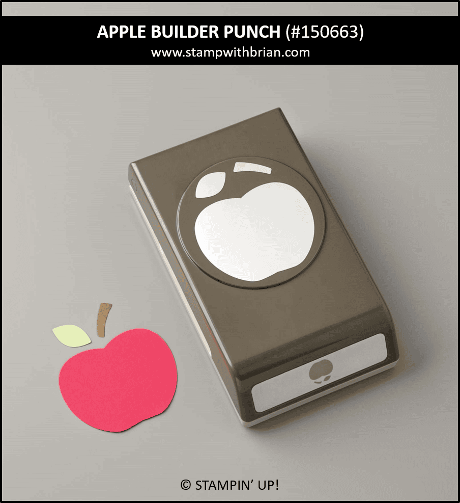 Apple Builder Punch, Stampin Up! 150663