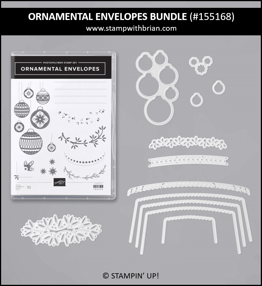 Ornamental Envelopes Bundle, Stampin Up! 155168