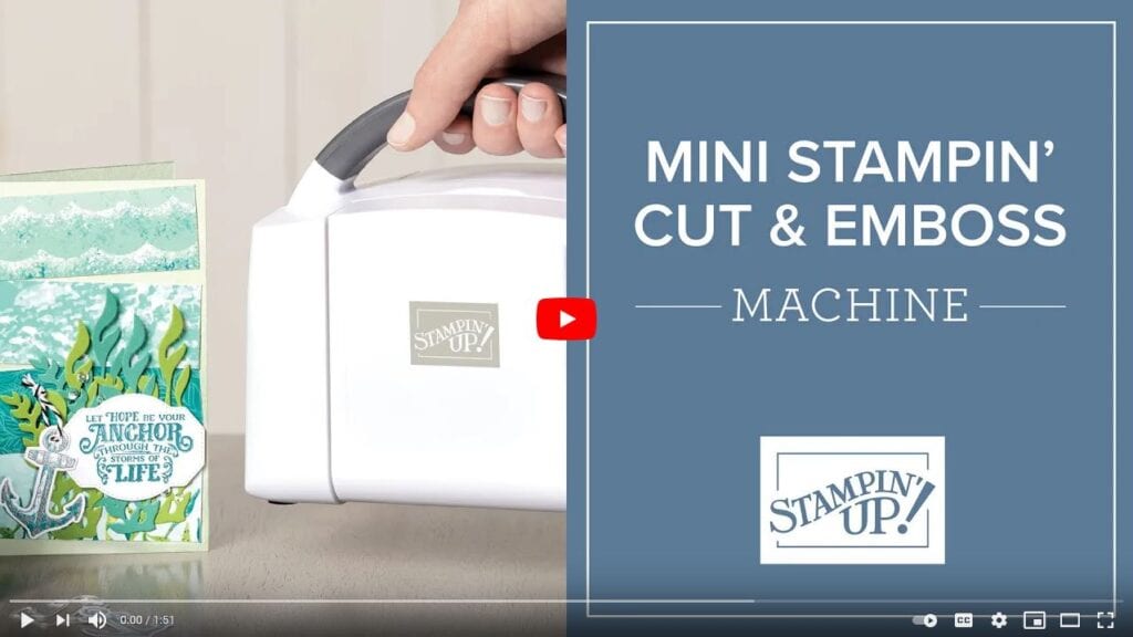 Mini Stampin Cut & Emboss Machine Video, Stampin Up!