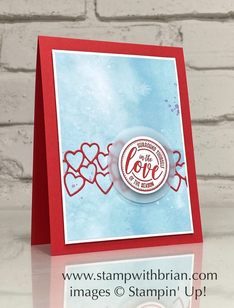 Wrapped in Christmas, Stitched Be Mine Dies, Stampin' Up!, Brian King