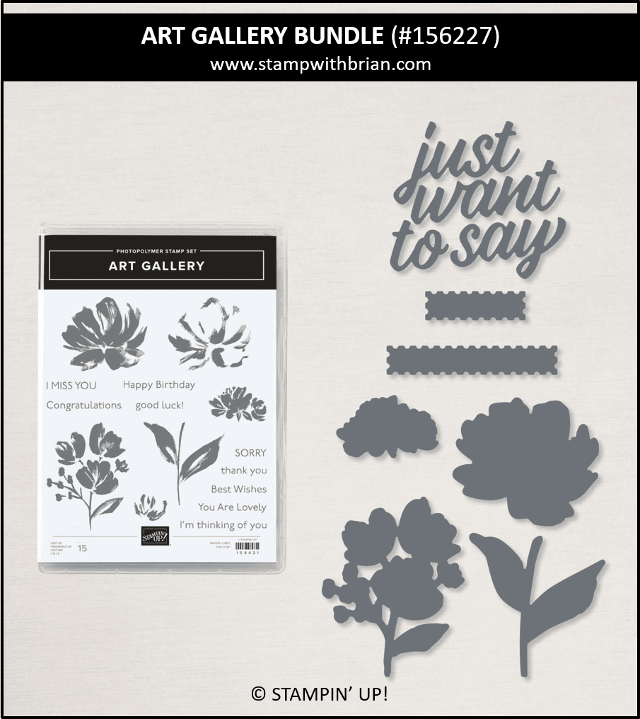 Art Gallery Bundle, Stampin Up! 156227
