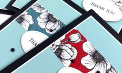 Blossoms in Bloom, True Love Designer Series Paper, Stampin Up!, Brian King, handmade thank you card