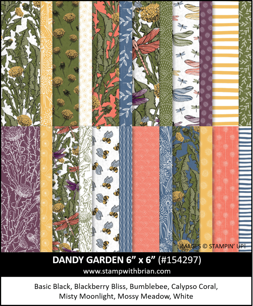 Dandy Garden Designer Series Paper, Stampin Up!, 154297 Dandy Garden Designer Series Paper, Stampin Up!, 154297