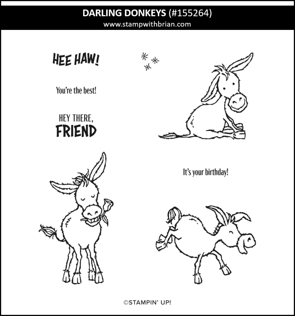 Darling Donkeys, Stampin Up!, 155264