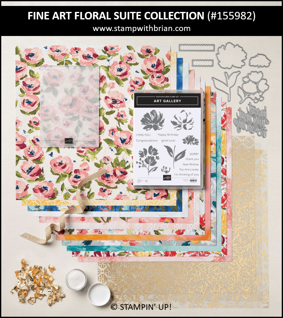 Fine Art Floral Suite Collection, Stampin Up! 155982 Fine Art Floral Suite Collection, Stampin Up! 155982