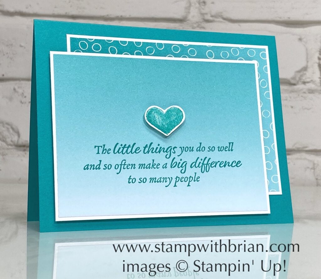 Happy Thoughts, Oh So Ombre, Stampin Up!, Brian King Happy Thoughts, Oh So Ombre, Stampin Up!, Brian King