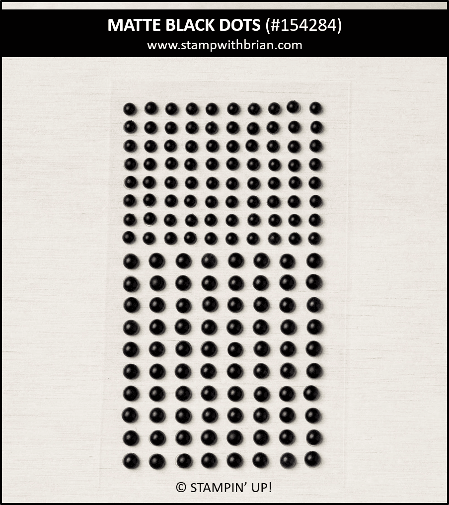 Matte Black Dots, Stampin Up!, 154284