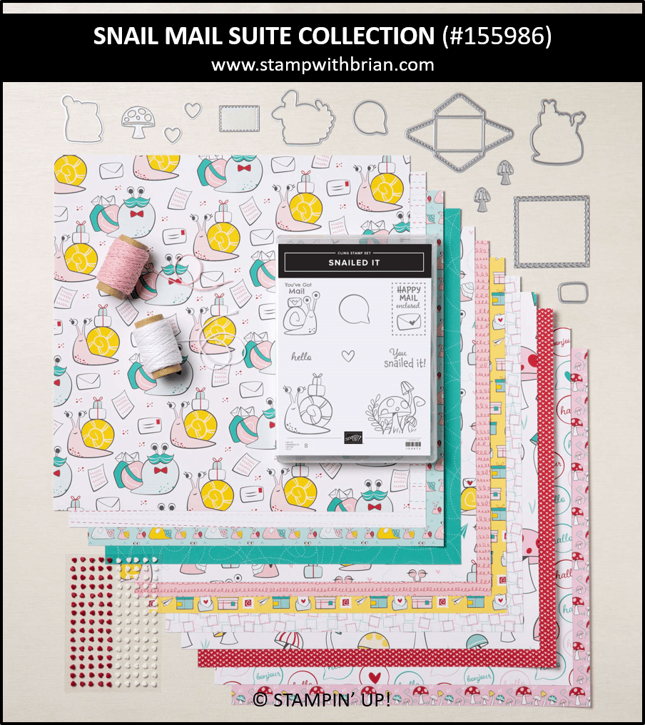 Snail Mail Suite Collection, Stampin Up! 155986 Snail Mail Suite Collection, Stampin Up! 155986