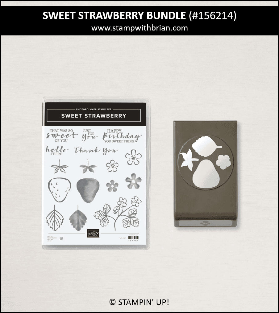 Sweet Strawberry Bundle, Stampin Up! 156214