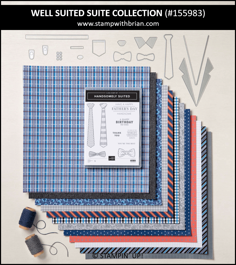 Well Suited Suite Collection, Stampin Up! 155983 Well Suited Suite Collection, Stampin Up! 155983