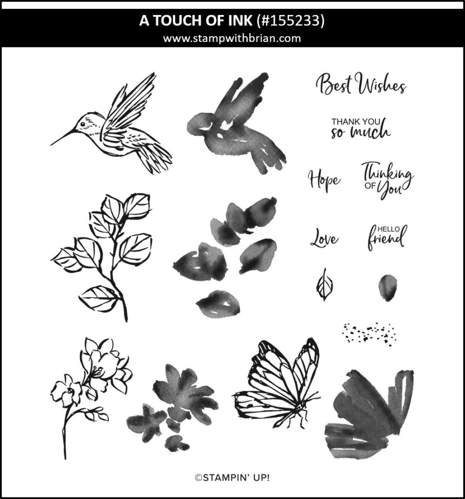 A Touch of Ink, Stampin Up! 155233
