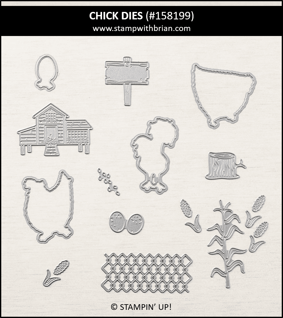Chick Dies, Stampin Up! 158199