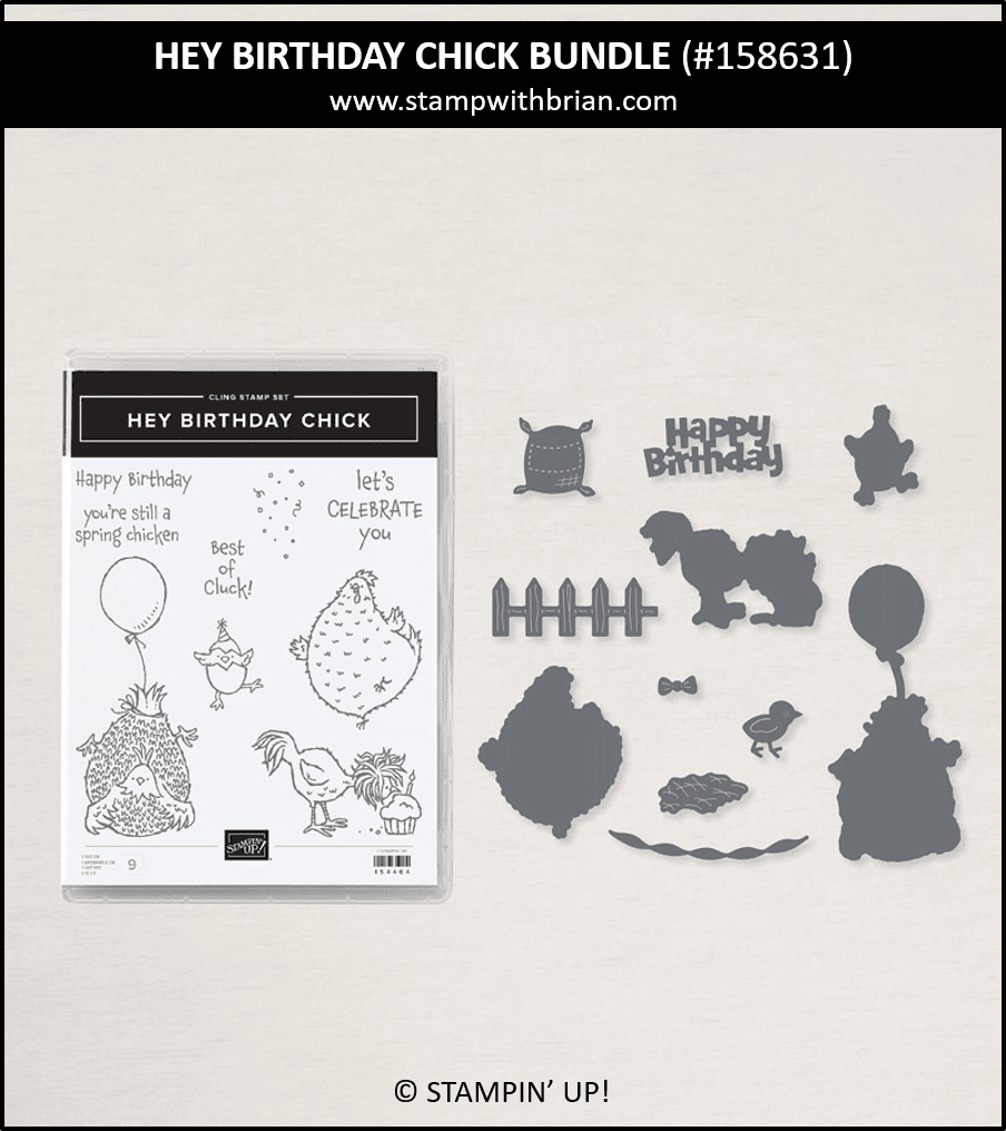 Hey Birthday Chick Bundle, Stampin Up!, 158631 Hey Birthday Chick Bundle, Stampin Up!, 158631