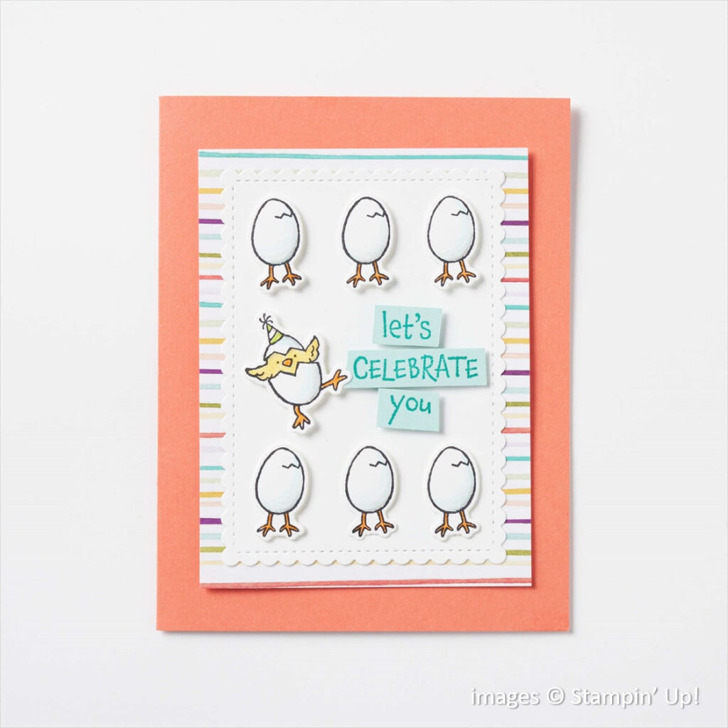 Hey Birthday Chick Bundle, Stampin Up! samples, 158631