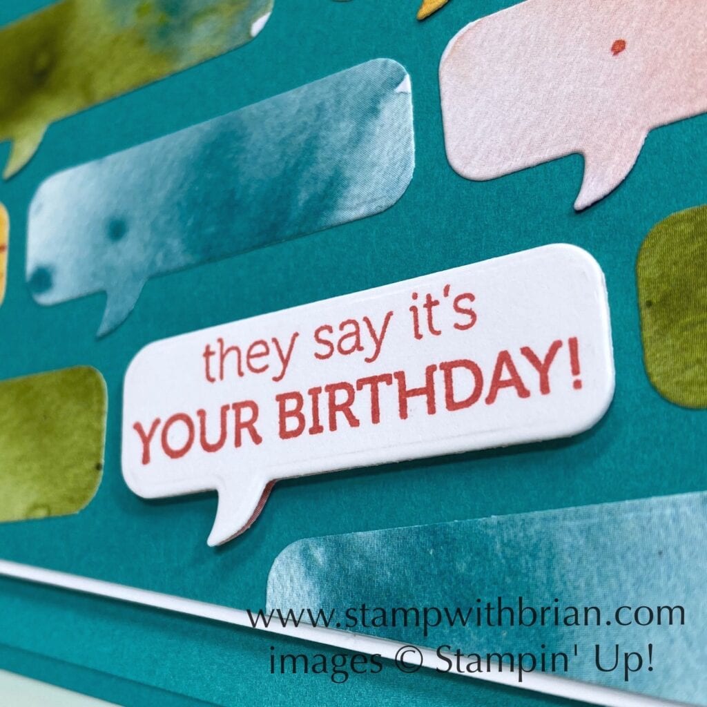 Itty Bitty Birthdays, Stampin Up!, Brian King, birthday card Itty Bitty Birthdays, Stampin Up!, Brian King, birthday card