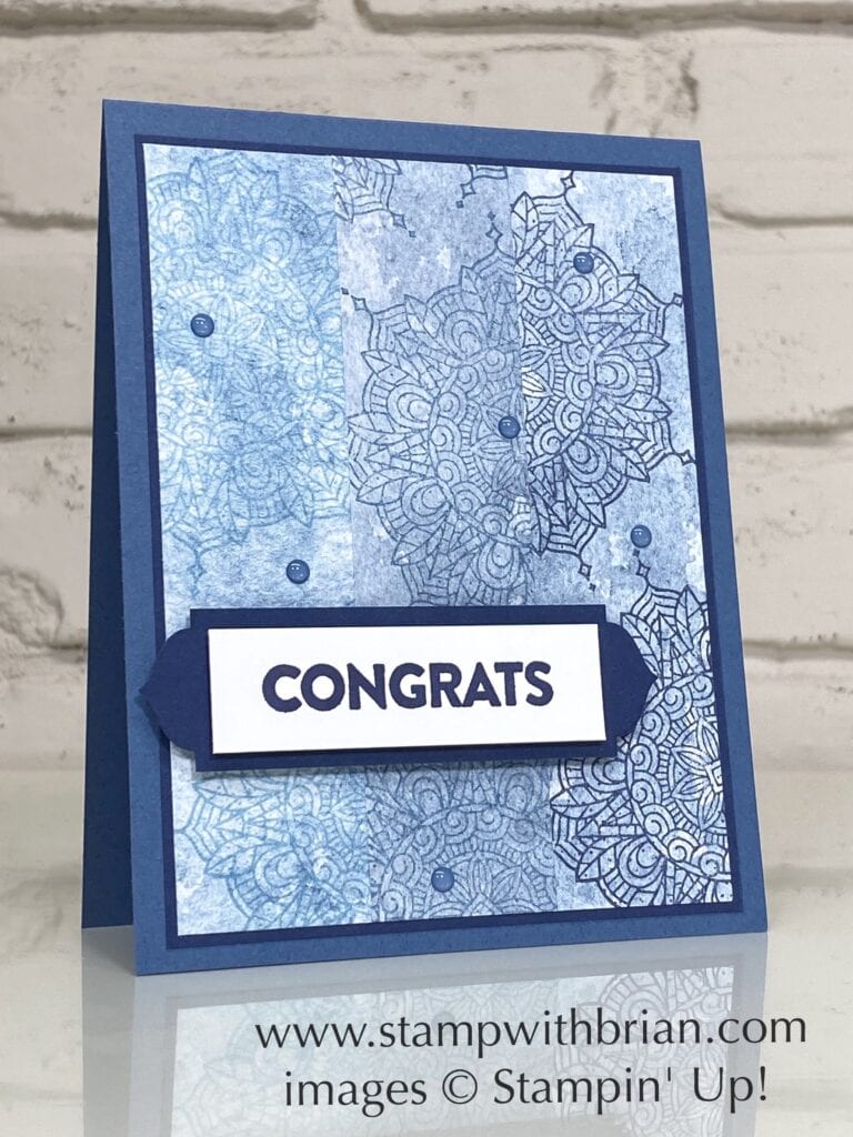 Treasured Medallion, You Are Amazing, Stampin Up!, Brian King