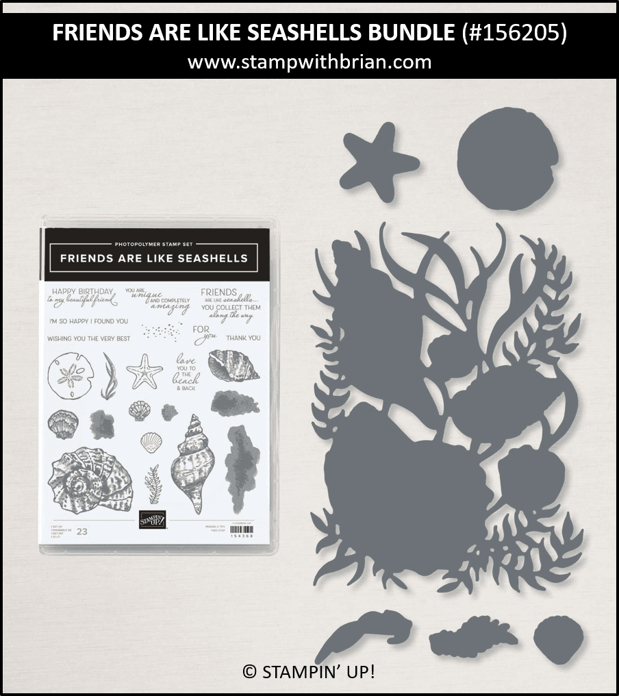 Friends are Like Seashells Bundle, Stampin Up!, 156205