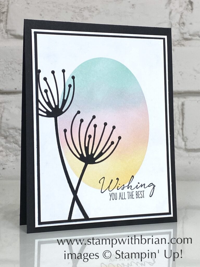 Garden Wishes Bundle, Blending Brushes, Stampin Up!, Brian King