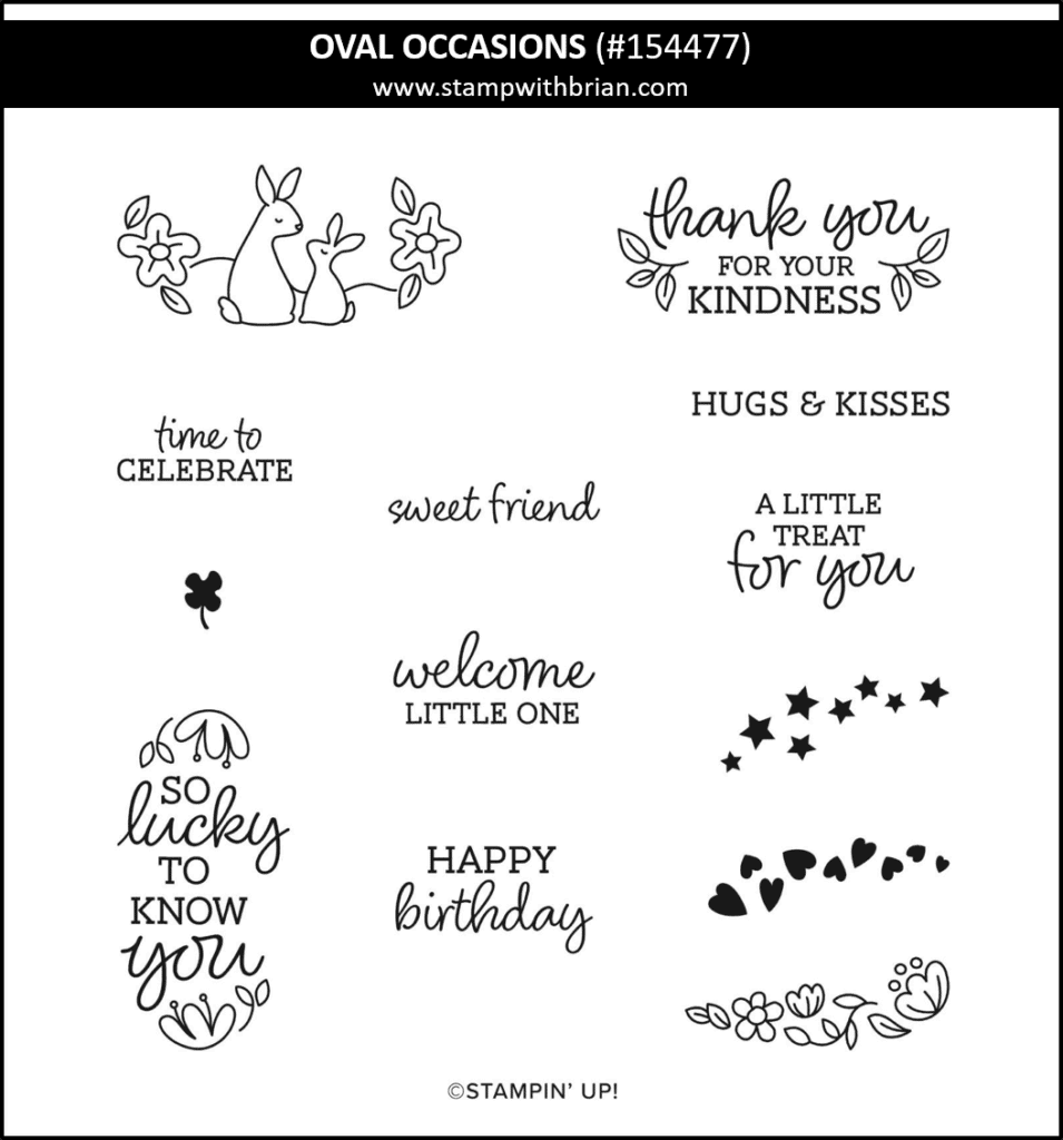 Oval Occasions, Stampin Up! 154477