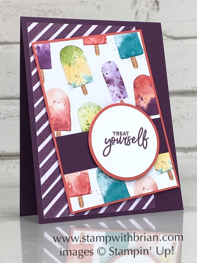 Sweet Ice Cream Bundle, Ice Cream Corner Designer Series Paper, Stampin Up!, Brian King Sweet Ice Cream Bundle, Ice Cream Corner Designer Series Paper, Stampin Up!, Brian King