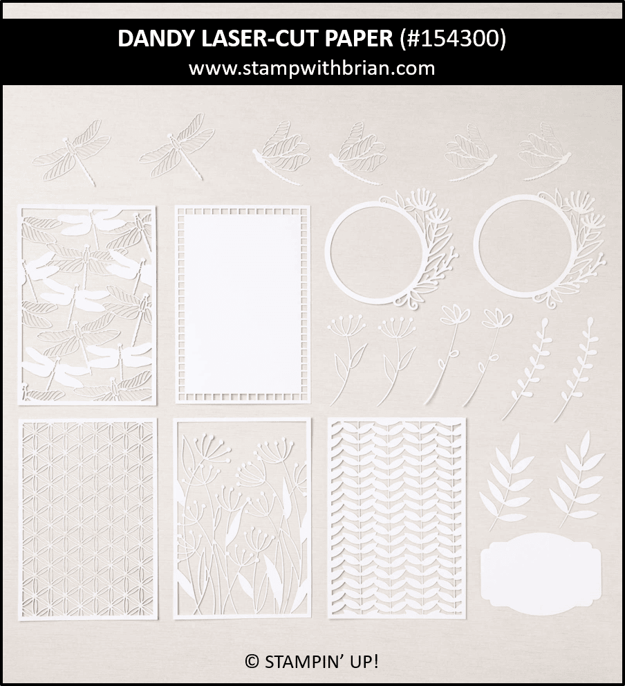 Dandy Laser-Cut Paper, Stampin Up!, 154300