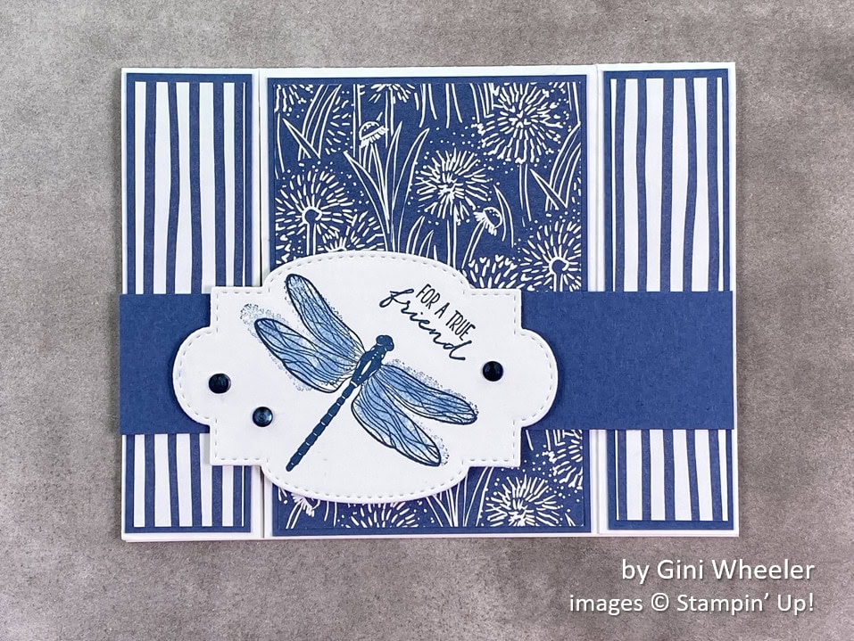 by Gini Wheeler, Stampin Up!, swap card 1 by Gini Wheeler, Stampin Up!, swap card 1