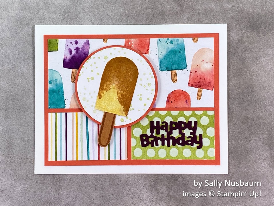 by Sally Nusbaum, Stampin Up!, swap card by Sally Nusbaum, Stampin Up!, swap card